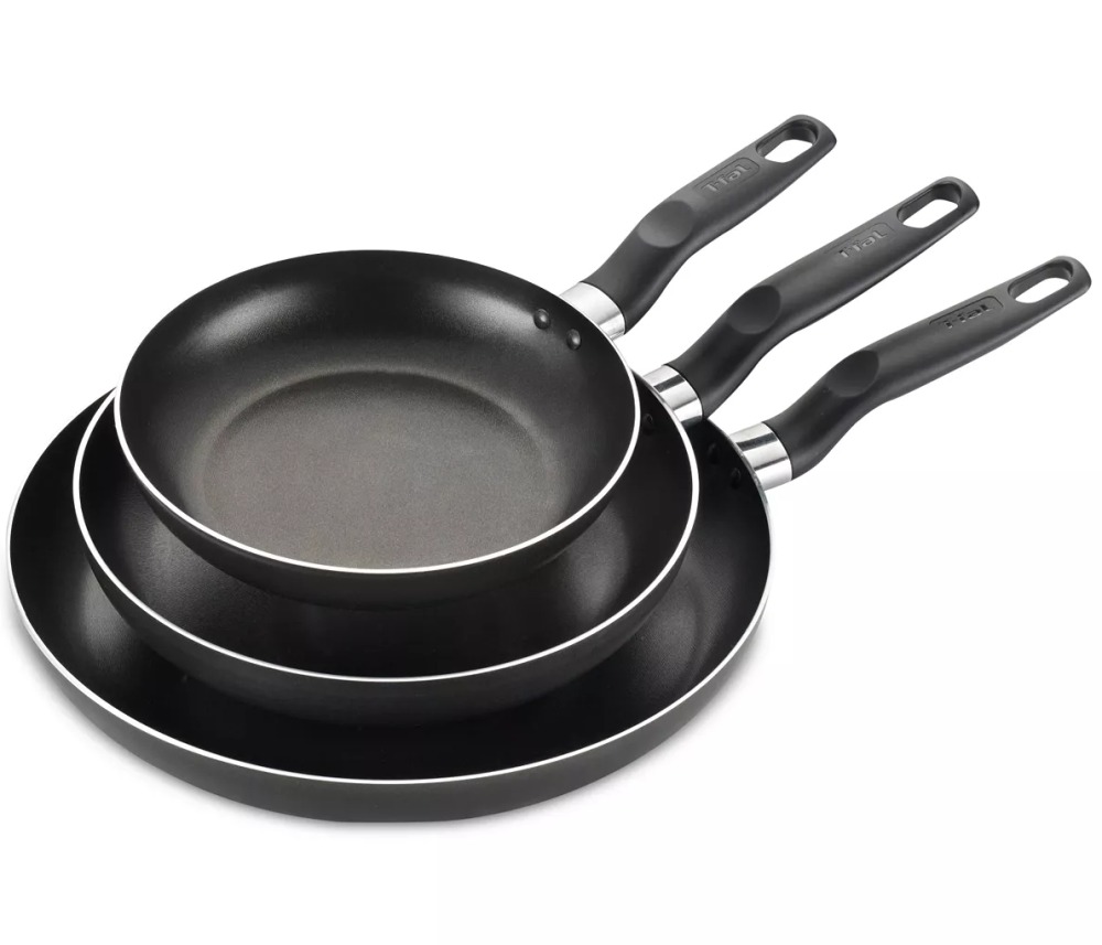 T-fal® Pure Cook Nonstick Aluminum Fry Pan Set - Black, 3 Piece - Mariano's