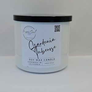 Product Image and Link for Gardenia Tuberose 3-Wick Soy Candle (16oz)