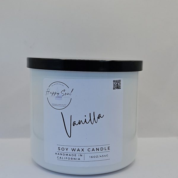 Product Image and Link for Vanilla 3-Wick Soy Candle (16oz)