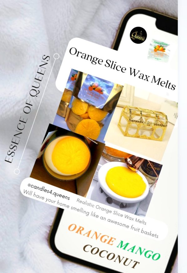 Product Image and Link for MANGO Orange COCONUT Realistic Wax Melts