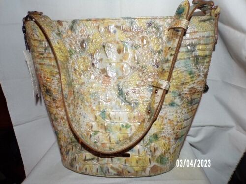 Brahmin Melbourne Croc Embossed Leather Cross Body Purse with Wallet HTF -  California Shop Small