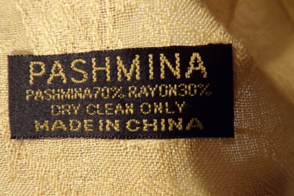 Product Image and Link for PASHMINA Yellow Scarf 28″ X 70″