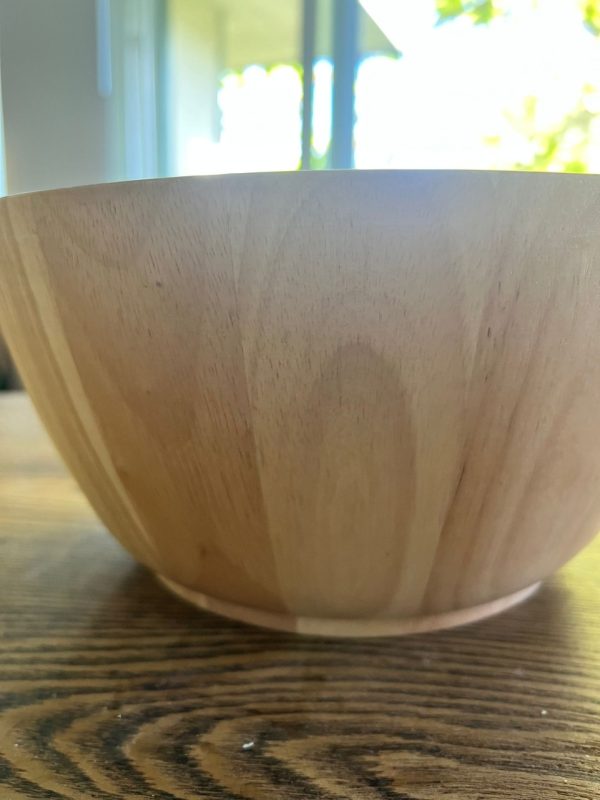 Product Image and Link for Handcrafted Large Wooden Bowl to decorate your Kitchen