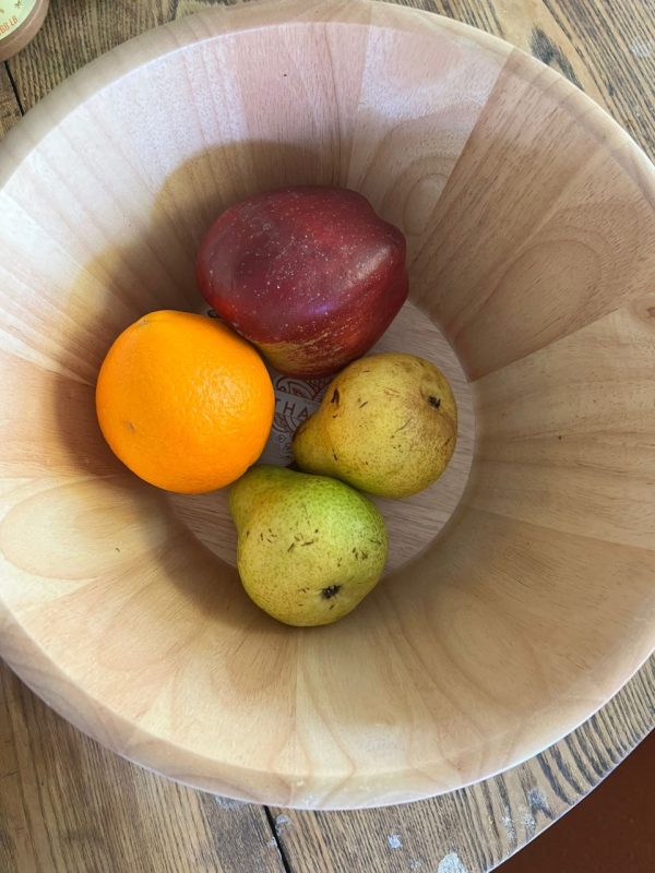 Product Image and Link for Handcrafted Large Wooden Bowl to decorate your Kitchen