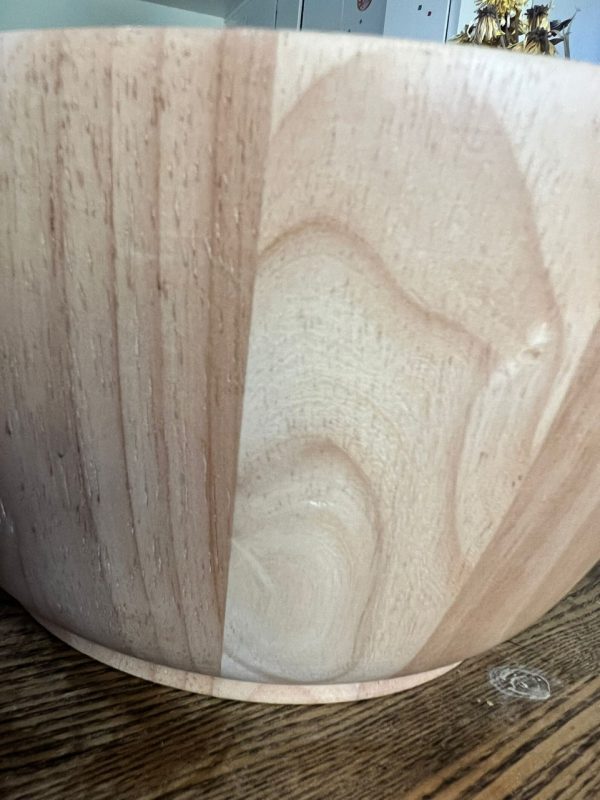 Product Image and Link for Handcrafted Large Wooden Bowl to decorate your Kitchen