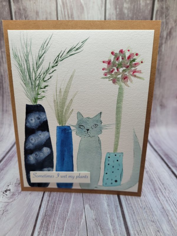 Product Image and Link for Sometimes I Wet My Plants-Cat(large)