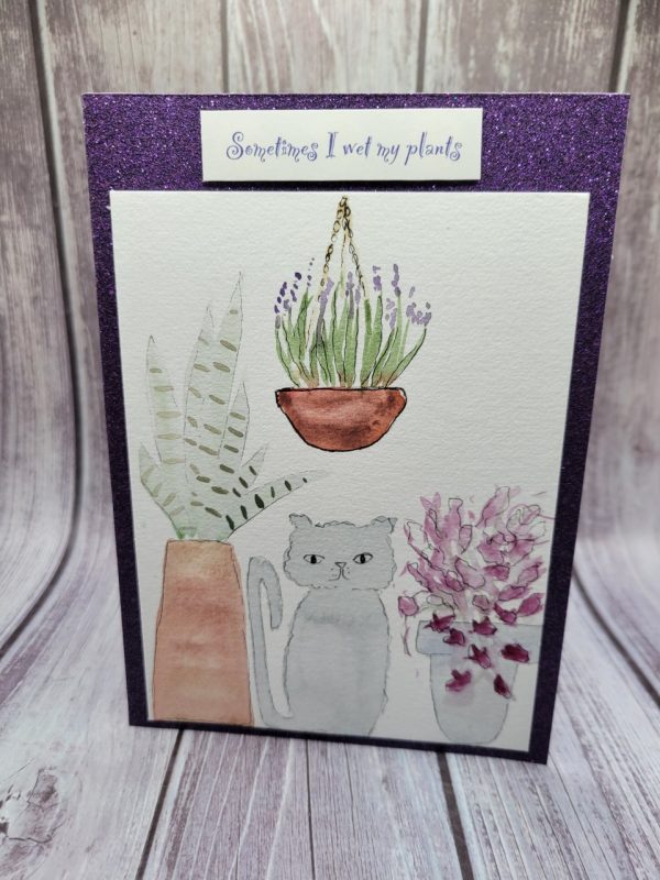 Product Image and Link for Sometimes I Wet My Plants-Cat(large)