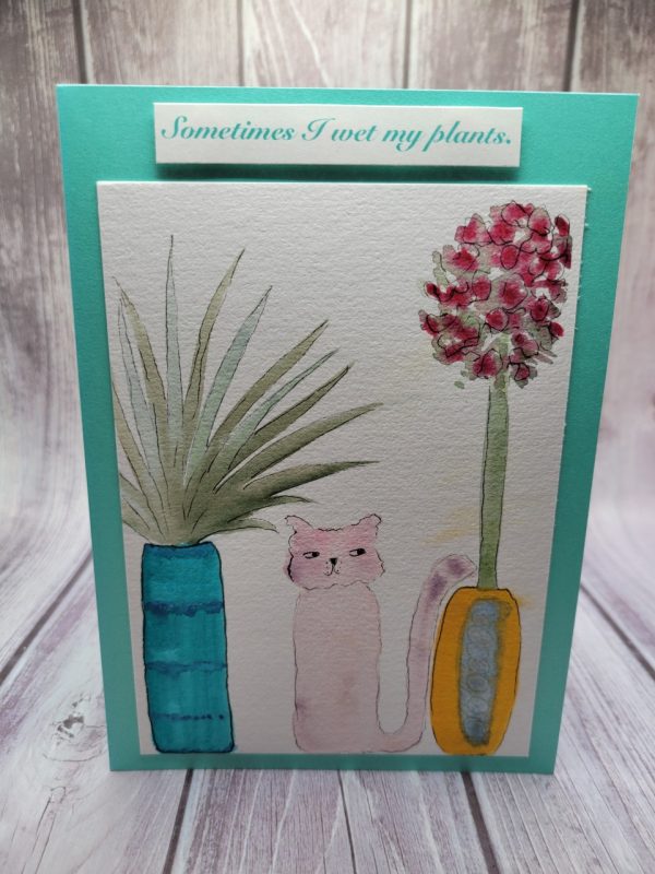 Product Image and Link for Sometimes I Wet My Plants-Cat(large)