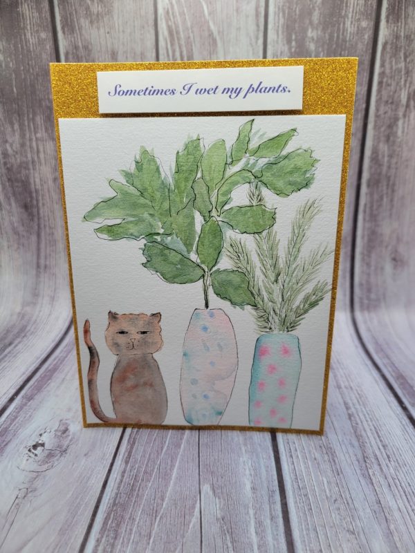 Product Image and Link for Sometimes I Wet My Plants-Cat(large)