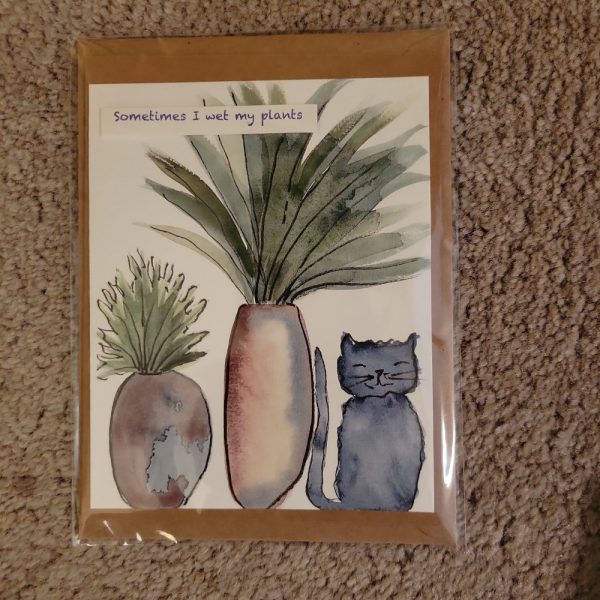 Product Image and Link for Sometimes I Wet My Plants-Cat(large)