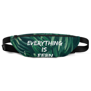 Product Image and Link for Everything is Fern Fanny Pack