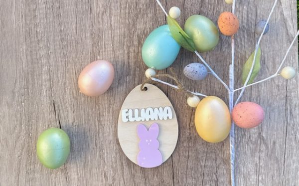 Product Image and Link for Easter Basket Tag – Egg