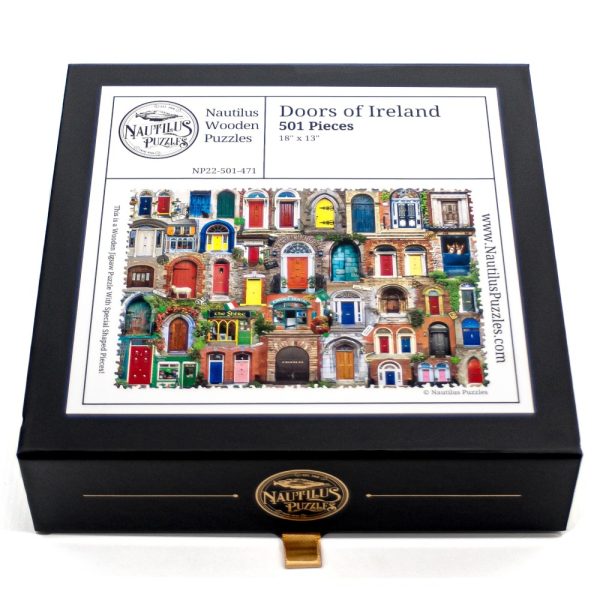 Product Image and Link for Doors Of Ireland (501 Piece Wooden Jigsaw Puzzle)