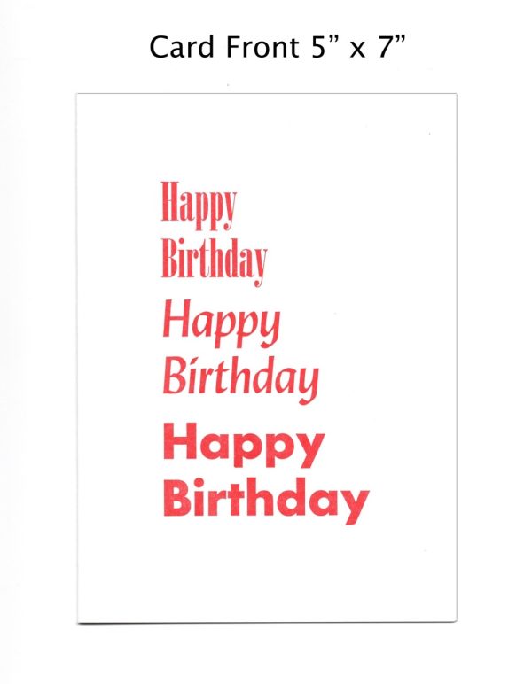 Product Image and Link for Letterpress Happy Birthday Card (5″ x 7″)