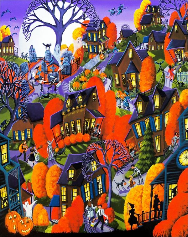 Product Image and Link for Halloween Spooktacular – 479 Piece Halloween Wooden Jigsaw Puzzle