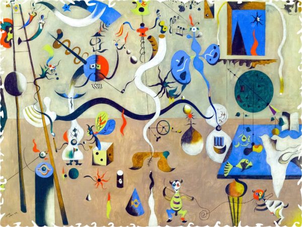 Product Image and Link for Harlequin’s Carnival By Joan Miró (279 Piece Wooden Jigsaw Puzzle)