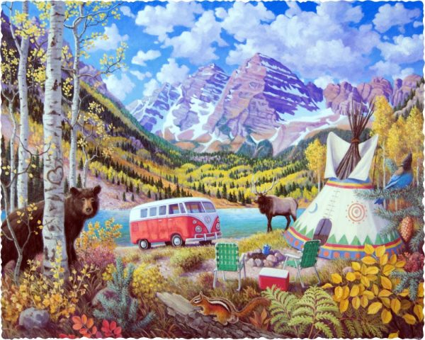 Product Image and Link for Maroon Bells (500 Piece Wooden Jigsaw Puzzle)