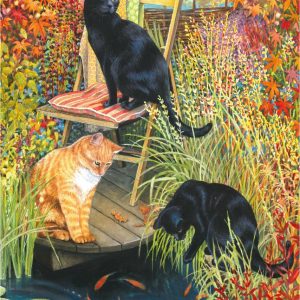 Product Image and Link for Pond Cats (57 Piece Mini Wooden Jigsaw Puzzle)