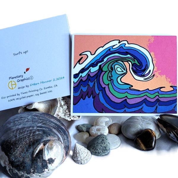 Product Image and Link for “Ocean Whimsy” eco-friendly art cards