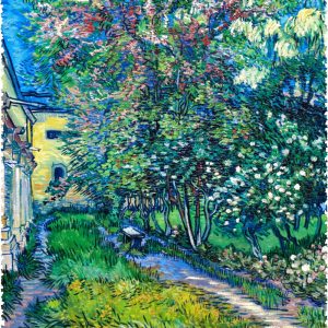Product Image and Link for The Garden Of The Asylum At Saint-Remy By Vincent Van Gogh (549 Piece Wooden Jigsaw Puzzle)