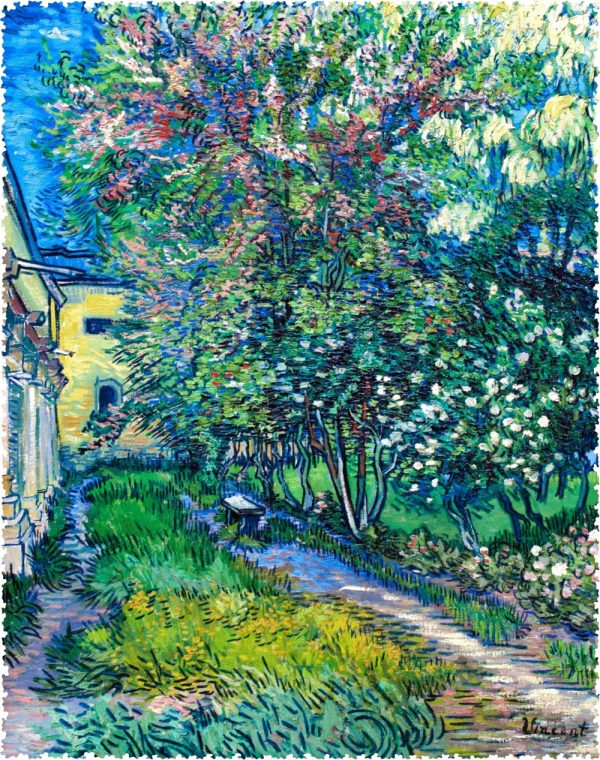 Product Image and Link for The Garden Of The Asylum At Saint-Remy By Vincent Van Gogh (549 Piece Wooden Jigsaw Puzzle)