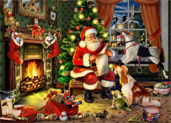Product Image and Link for Who’s Next On The List (503 Pieces) Christmas Wooden Puzzle
