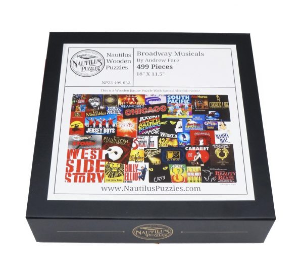 Product Image and Link for Broadway Musicals (499 Piece Wooden Jigsaw Puzzle)