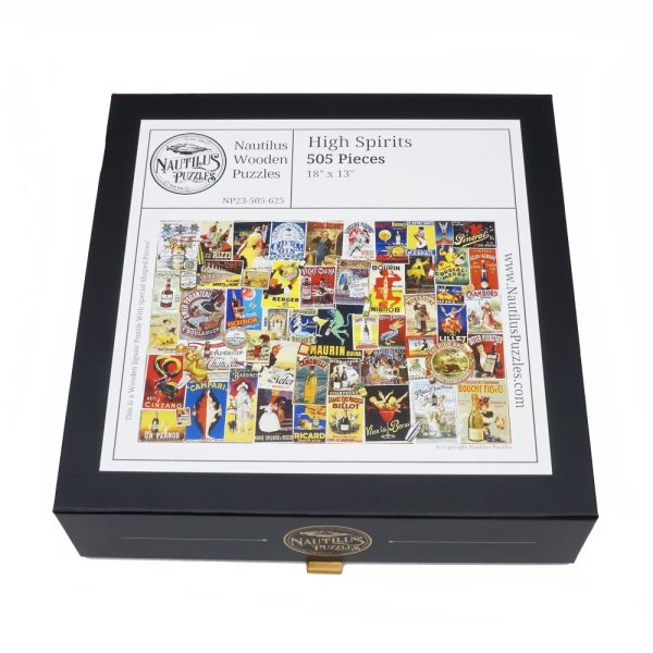 Product Image and Link for High Spirits (505 Piece Wooden Jigsaw Puzzle)