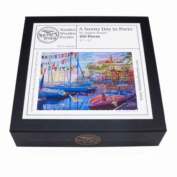 Product Image and Link for A Sunny Day In Porto (450 Piece Wooden Jigsaw Puzzle)