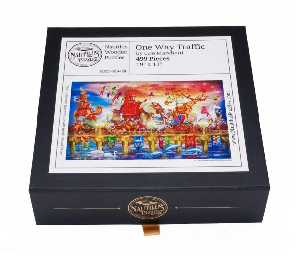 Product Image and Link for One Way Traffic – 499 Piece Wooden Jigsaw Puzzle