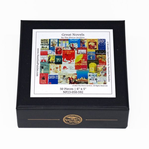 Product Image and Link for Great Novels (50 Pieces) Mini Wooden Jigsaw Puzzle