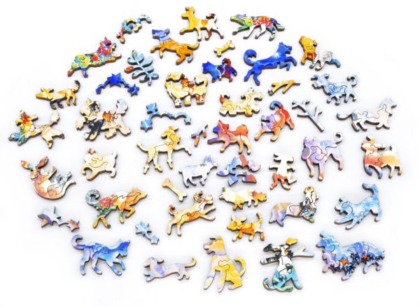 Product Image and Link for The Creation Of Dogs (480 Piece Wooden Jigsaw Puzzle)