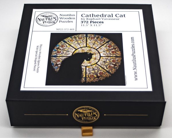 Product Image and Link for Cathedral Cat – 372 Piece Wooden Jigsaw Puzzle