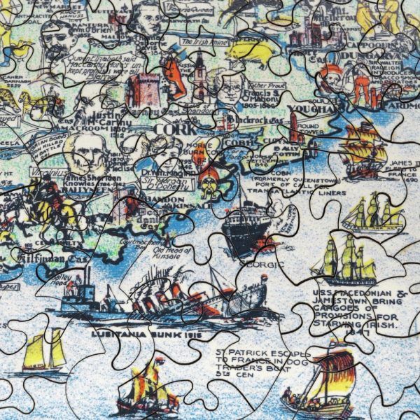 Product Image and Link for Story Map Of Ireland (547 Piece Wooden Jigsaw Puzzle)