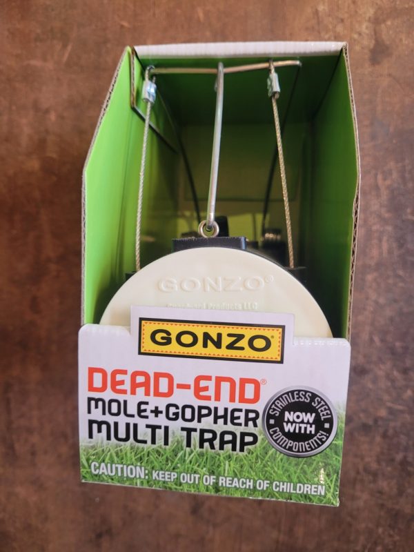 Product Image and Link for Gonzo Dead-End Mole + Gopher Multi Trap