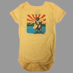 Product Image and Link for California onesie yellow 6 to 12 months