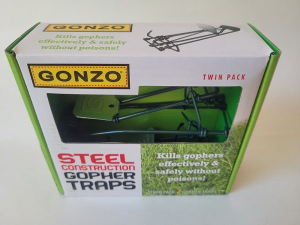 Product Image and Link for Gonzo Gopher Traps – Twin pack