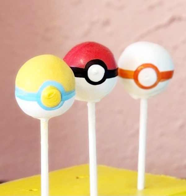 Product Image and Link for PokeBall Cake Pops