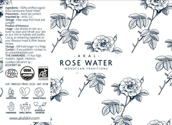 Product Image and Link for Rose Water – Certified Organic & Ethically Sourced