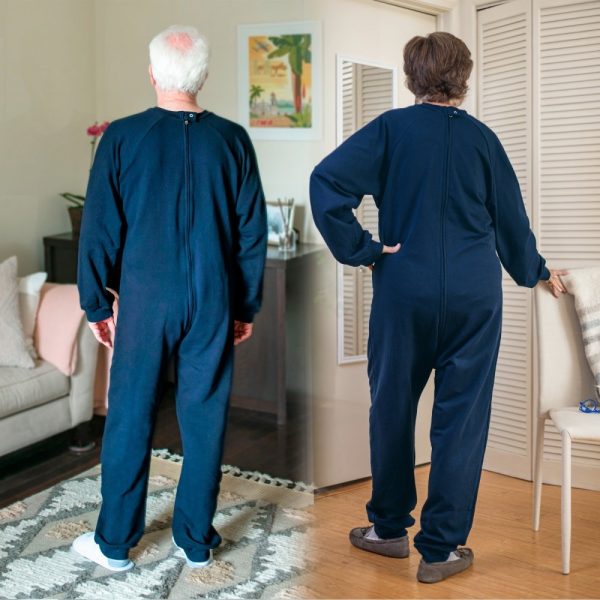 Product Image and Link for Anti-Strip Back-zip Jumpsuit – Adaptive Alzheimer’s and Dementia Clothing