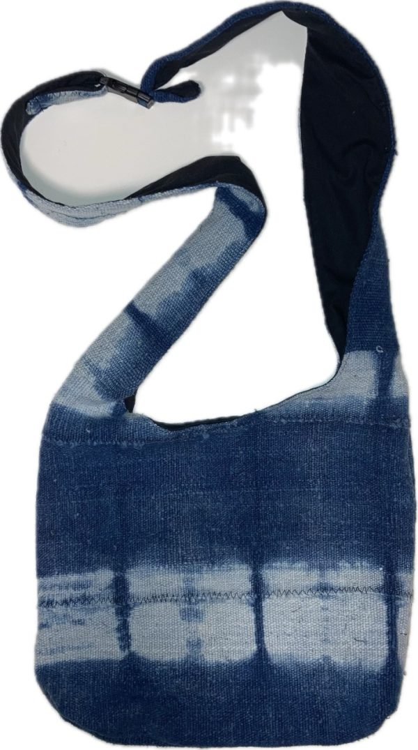 Product Image and Link for Mudcloth Cross Body Bag, Blue