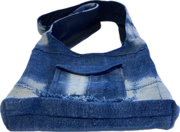 Product Image and Link for Mudcloth Cross Body Bag, Blue