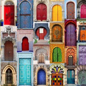 Product Image and Link for Doors To The World (557 Piece Wooden Jigsaw Puzzle)