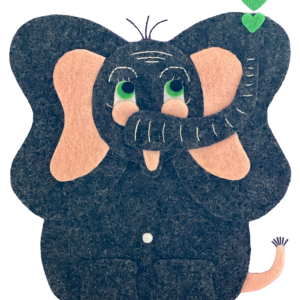 Product Image and Link for Elephant, PNG file, Animal Craft Pattern, Felt DIY craft