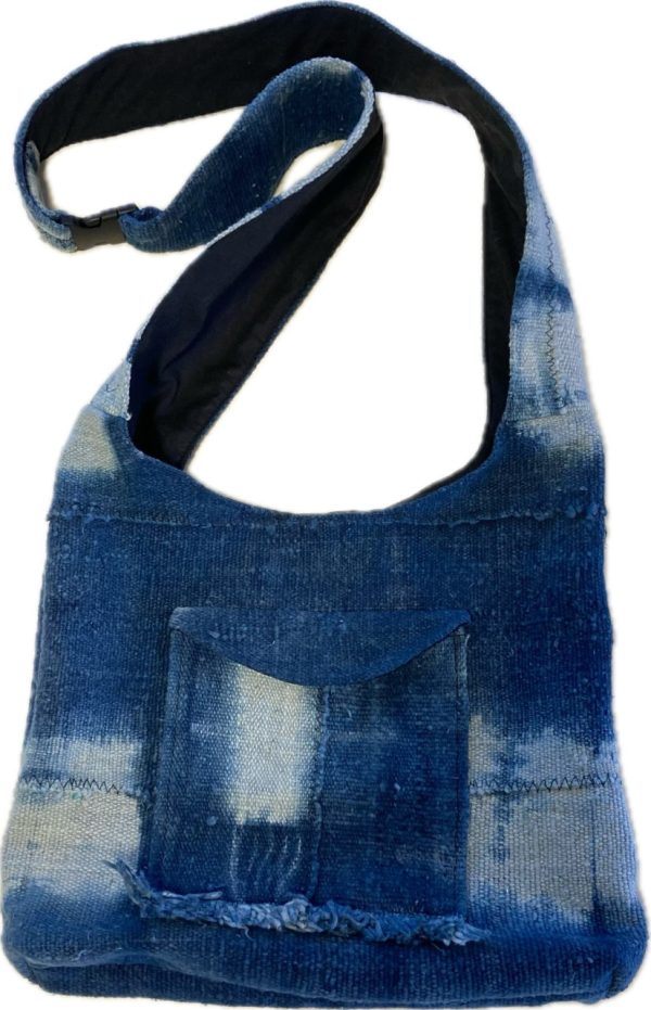 Product Image and Link for Mudcloth Cross Body Bag, Blue