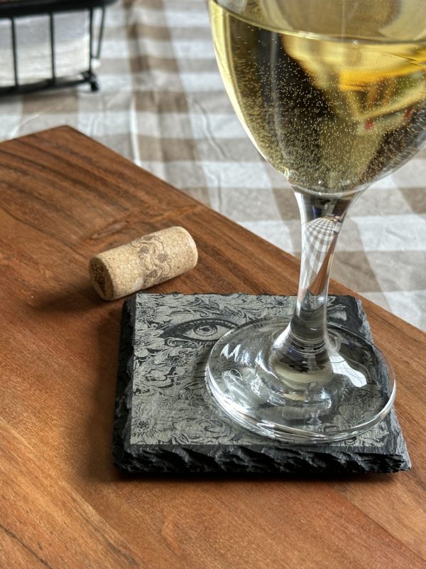 Product Image and Link for Witch Slate Coasters – Set of 4