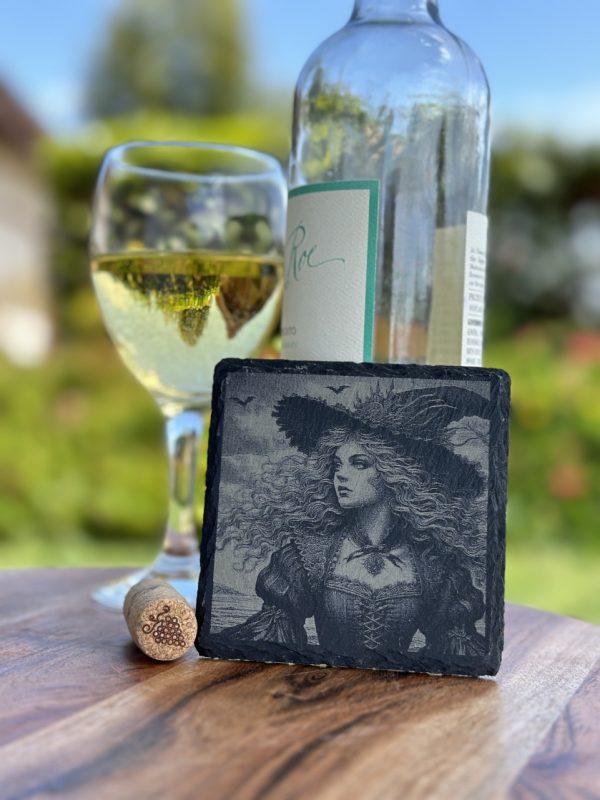 Product Image and Link for Witch Slate Coasters – Set of 4