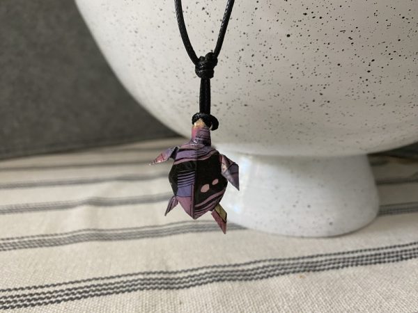 Product Image and Link for Book Page Turtle Necklace