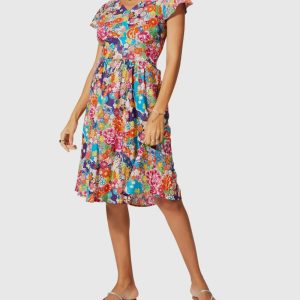 Product Image and Link for 3/4 sleeve mid length summer dress