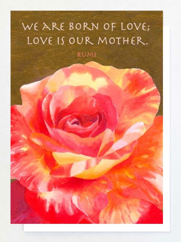 Product Image and Link for Rose of Gold Greeting Card